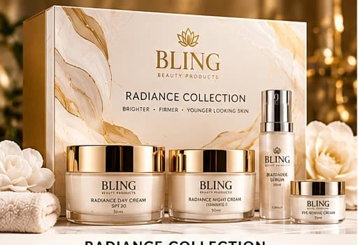 Radiance Collection BLING-branded gift set design concept
