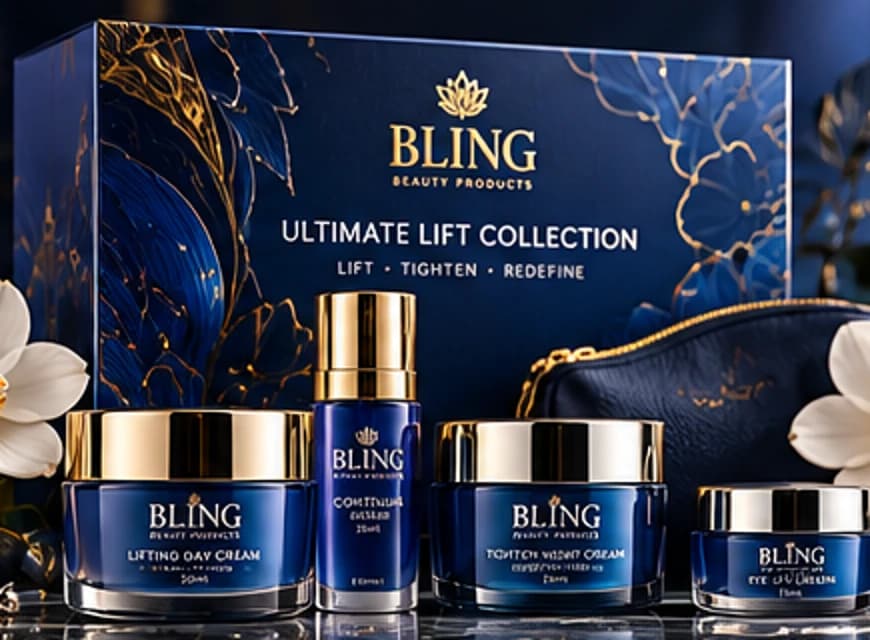 Ultimate Lift Collection packaging detail from the same design concept